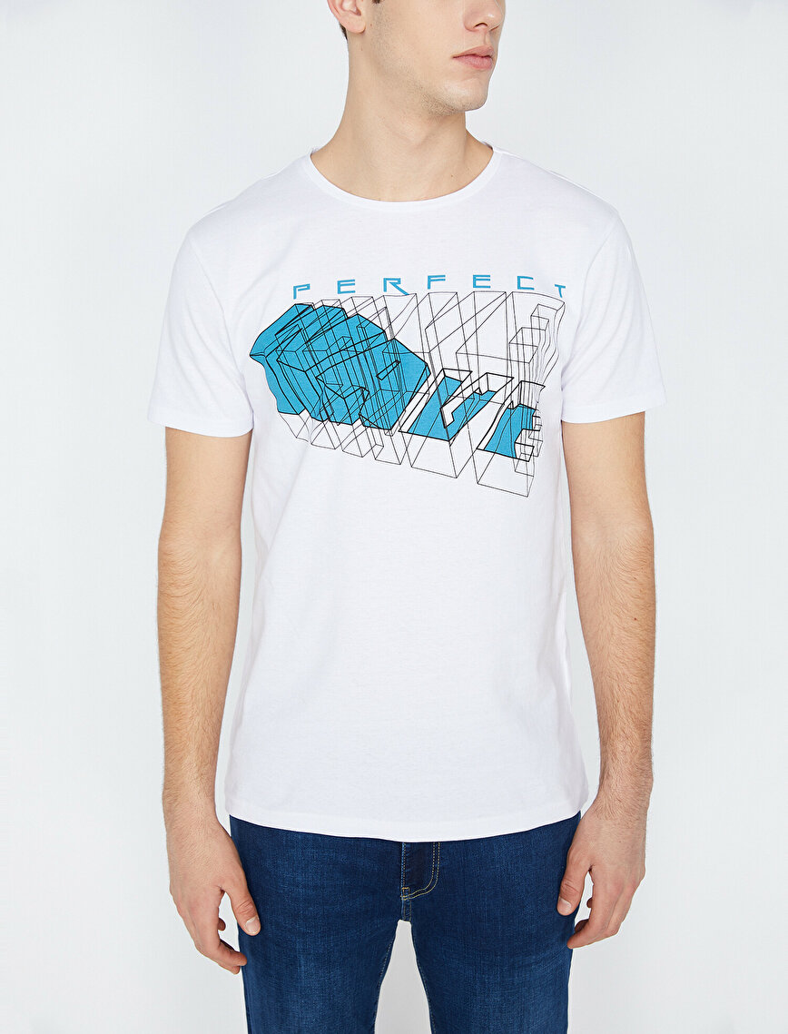 

Футболка Koton 9YAM11978CK-000 S White