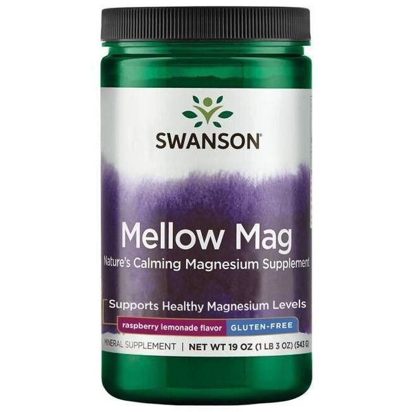 

Магний, Mellow Mag, Swanson, 600 мг, малиново-лимонный вкус, 120 капсул (SWA-11732)
