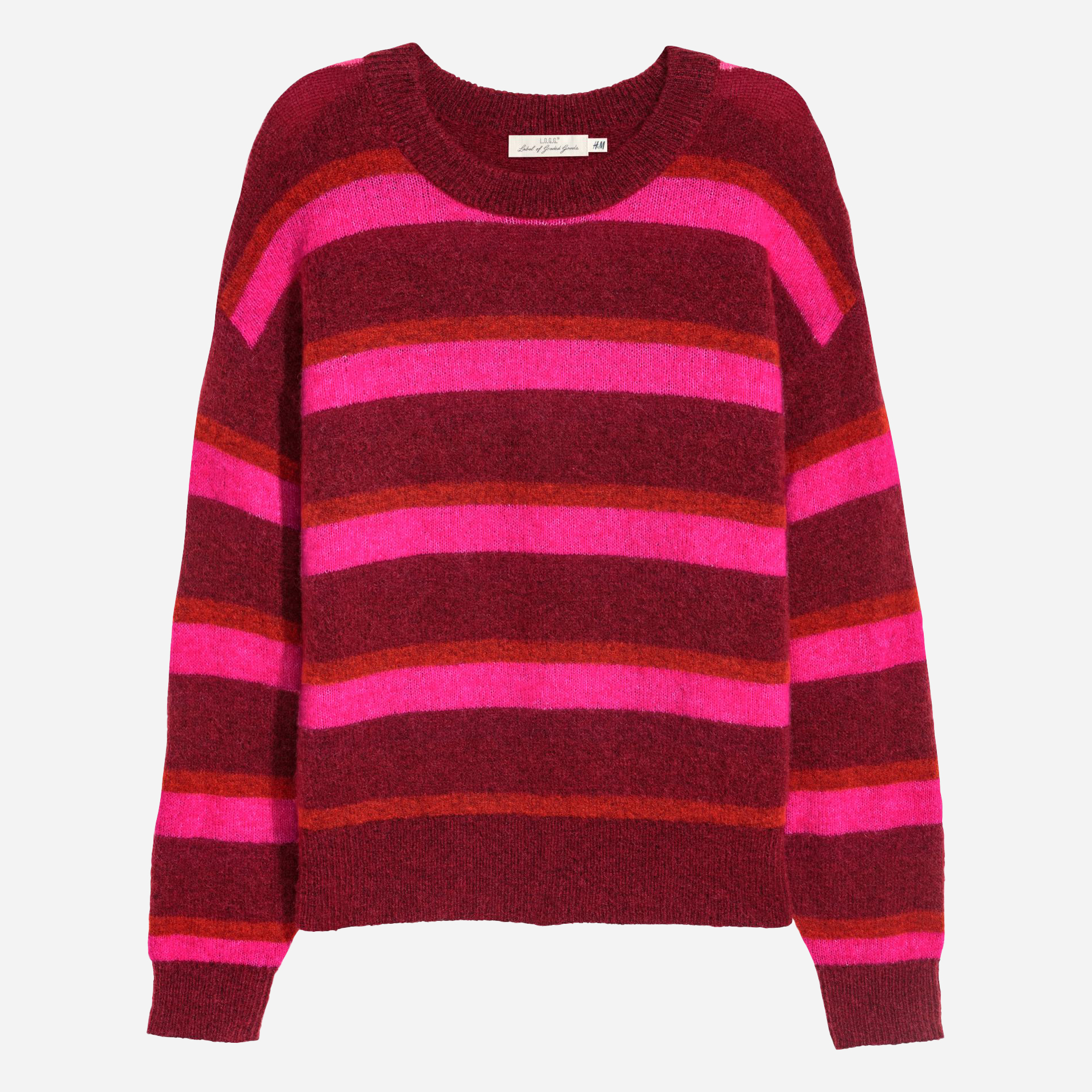 

Джемпер H&M 5612186RP1  Бордовый с розовым, Джемпер H&M 5612186RP1 S Бордовый с розовым