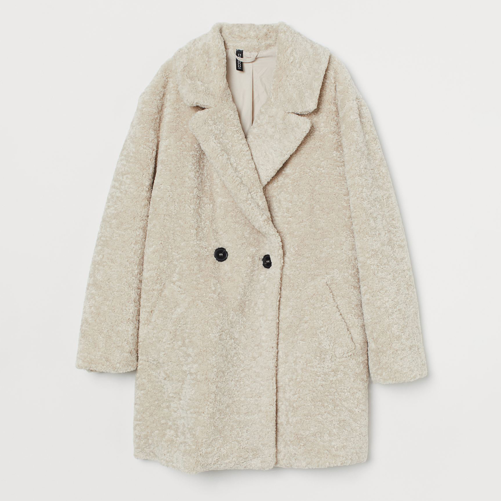 

Шуба H&M 8761472dm M Светло-бежевая