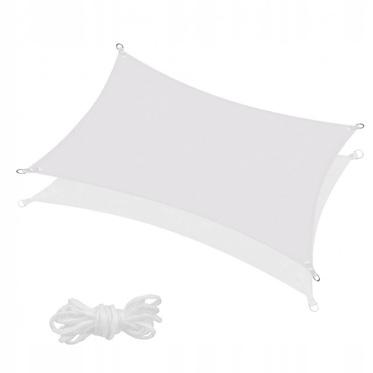 

Тент-парус теневой для дома, сада и туризма Springos 3 x 2 м SN1041 Light Grey