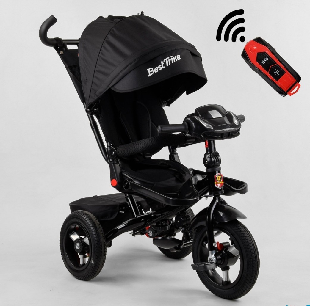 

Детский трехколесный велосипед Best Trike YLT 6088 F - 606-77 черный
