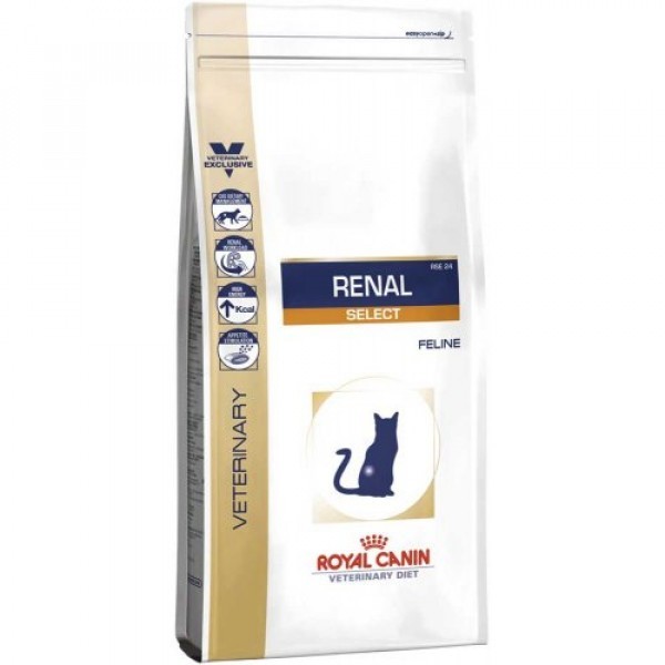 

Сухой корм для кошек при почечной недостаточности Royal Canin Renal Feline Select 2 кг 41600209
