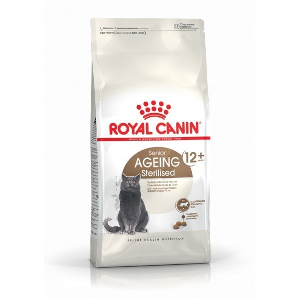 

Сухой корм для стерилизованных котов старше 12 лет Royal Canin Sterilised 12+ 2 кг 25650209