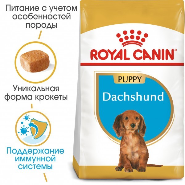 

Сухой корм для щенков породы такса до 10 месяцев Royal Canin dachshund Puppy 1,5 кг 24370151