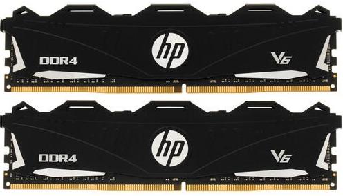 

Модуль пам'яті для комп'ютера DDR4 2x8GB HP V6 Black (7TE46AA#ABB)