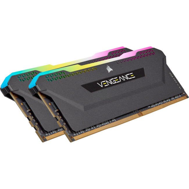 

Модуль пам'яті для комп'ютера DIMM 32Gb KIT(2x16Gb) DDR4 PC3600 Corsair Vengeance RGB Pro SL