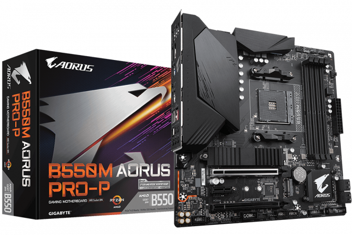 

Материнська плата GIGABYTE B550M AORUS PRO