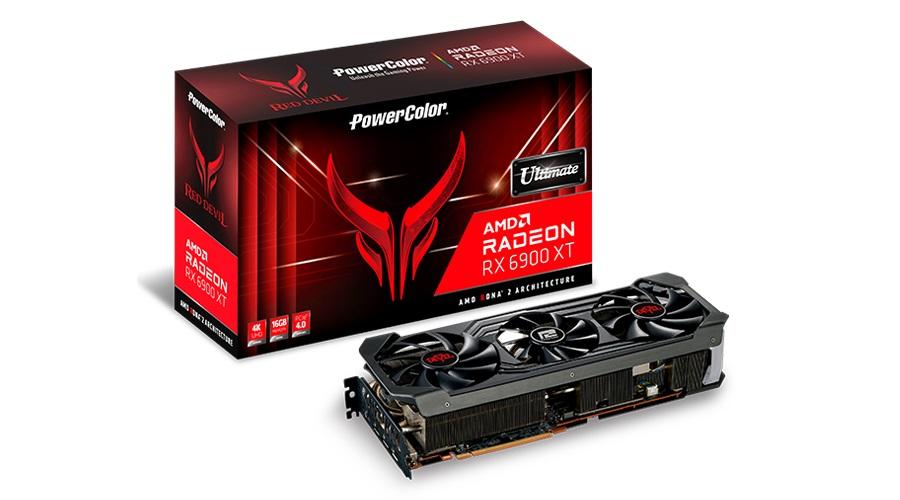 

Видеокарта PowerColor AMD Radeon RX 6900 XT 16Gb Ultimate (AXRX 6900XTU 16GBD6-3DHE/OC)