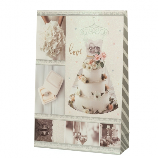 

Подарочный пакет "Wedding" XXL (8720-044) свадебный Elso (NU001129)