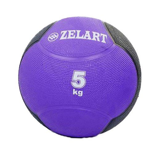 

Медбол FI-5121 Zelart 5кг Фиолетово-черный (56363028)