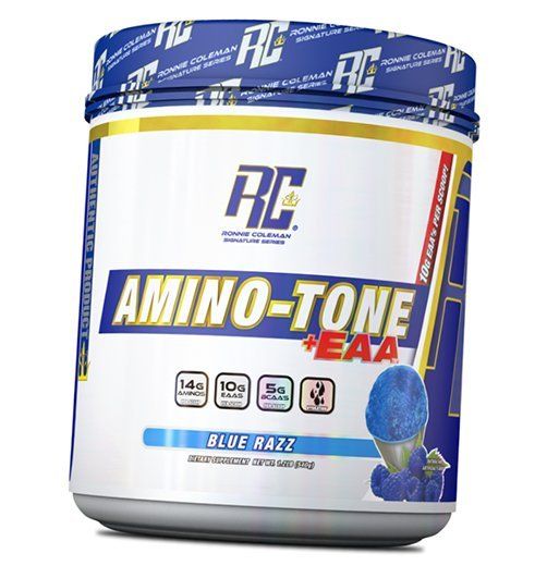 

Amino-Tone plus EAA Ronnie Coleman 540г Синяя малина (27159005)