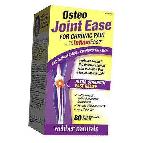 

Osteo Joint Ease with InflamEase Webber Naturals 80каплет (03485003)