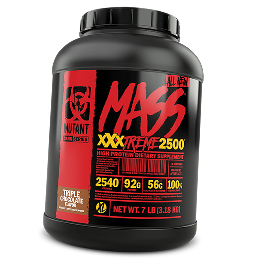 

Гейнер, Mass XXXTreme 2500, Mutant 3180г Тройной шоколад (30100003)