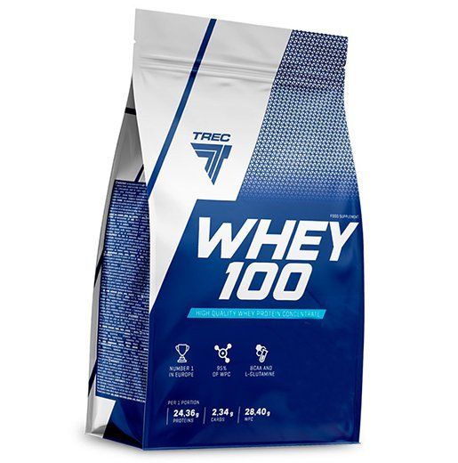 

100% Whey Trec Nutrition 900г Клубника (29101005)
