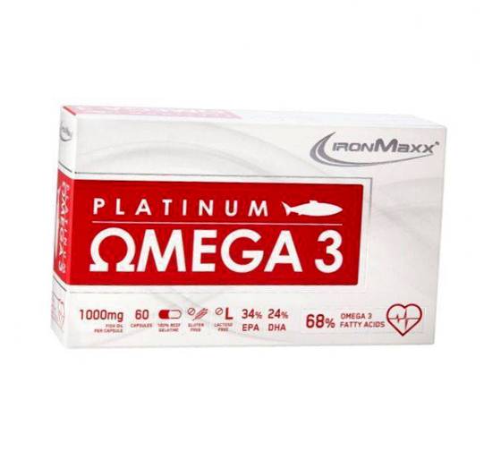 

Platinum Omega 3 IronMaxx 60капс (67083001)