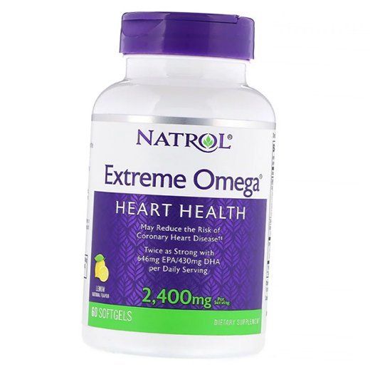 

Extreme Omega Natrol 60гелкапс Лимон (67358005)