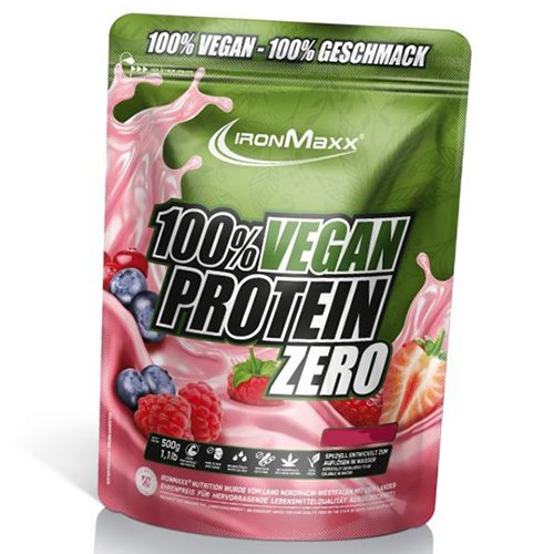 

Веган Протеин, 100 % Vegan Protein Zero, IronMaxx 500г Лимонный чизкейк (29083016)