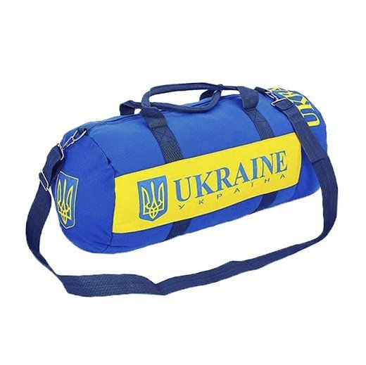 

Сумка для тренировок с символикой GA-5633 Zelart Синий Ukraine