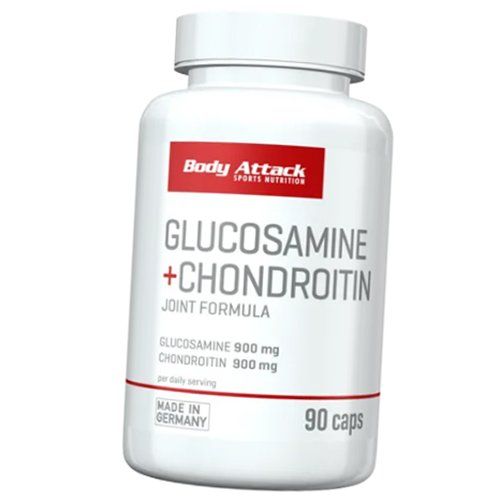 

Глюкозамин Хондроитин, Glucosamine plus Chondroitin, Body Attack 90капс (03251001)