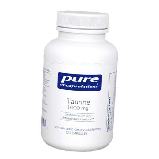 

Таурин, Taurine 1000, Pure Encapsulations 120капс (27361008)