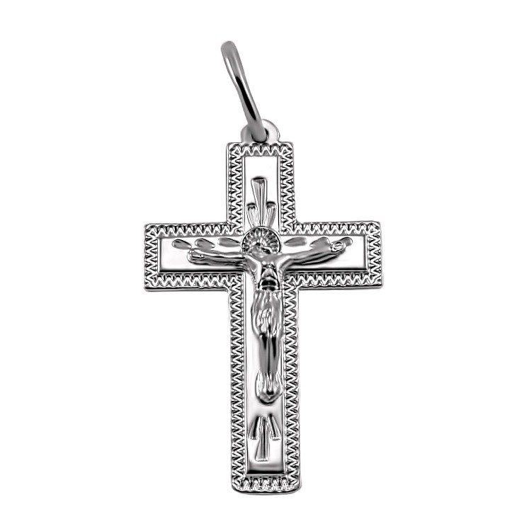 

Серебряный крест Meridian 925 пробы (Кр0064)