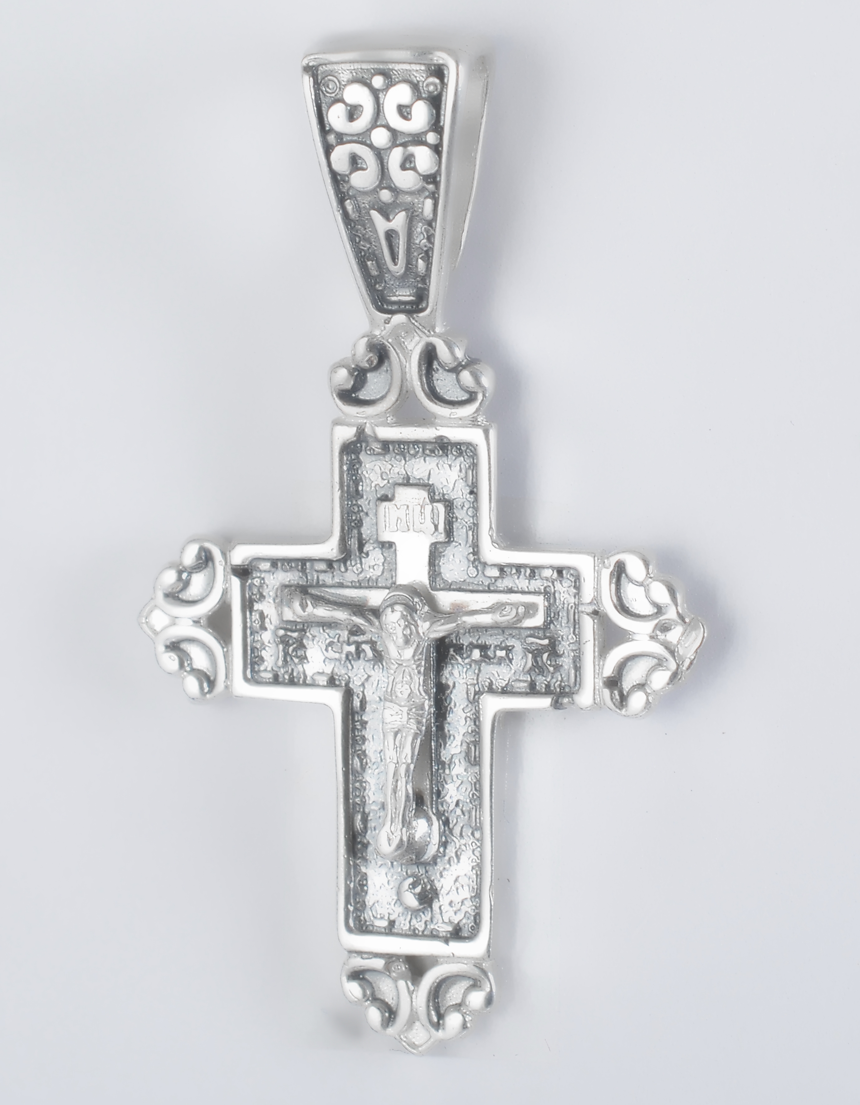 

Серебряный крест Meridian 925 пробы (Кр0143чр)