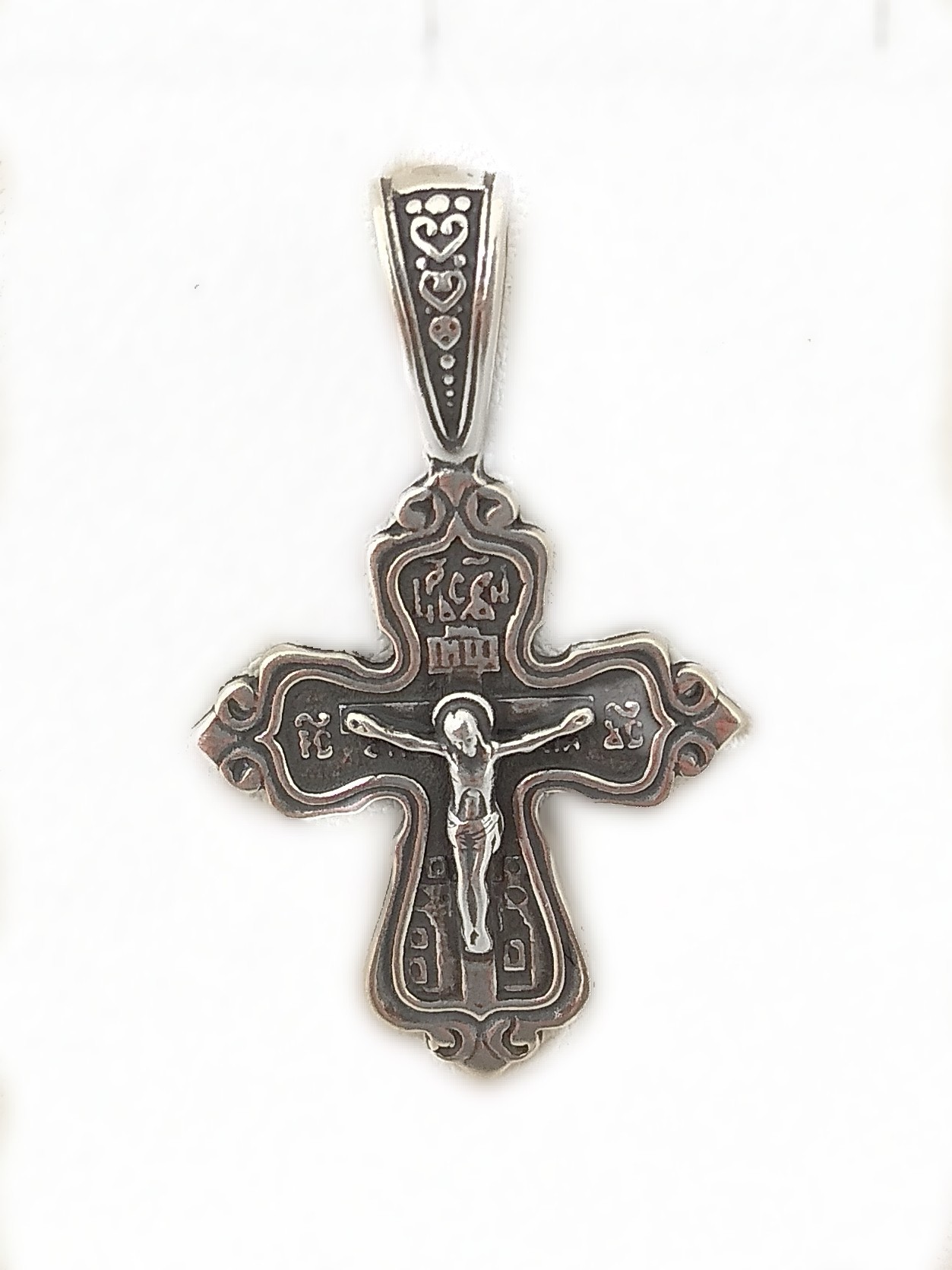

Серебряный крест Meridian 925 пробы (Кр0153ч)