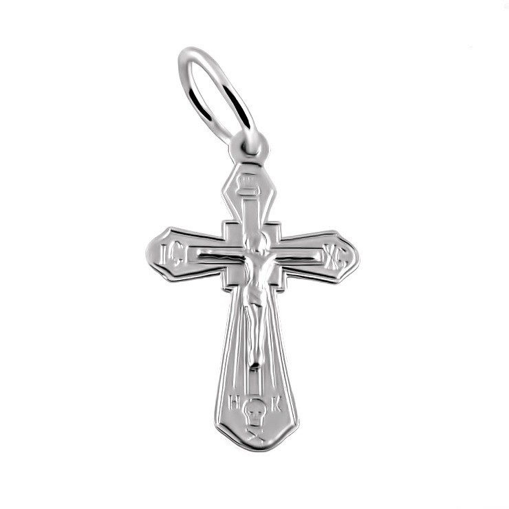 

Серебряный крест Meridian 925 пробы (Кр0045ч)