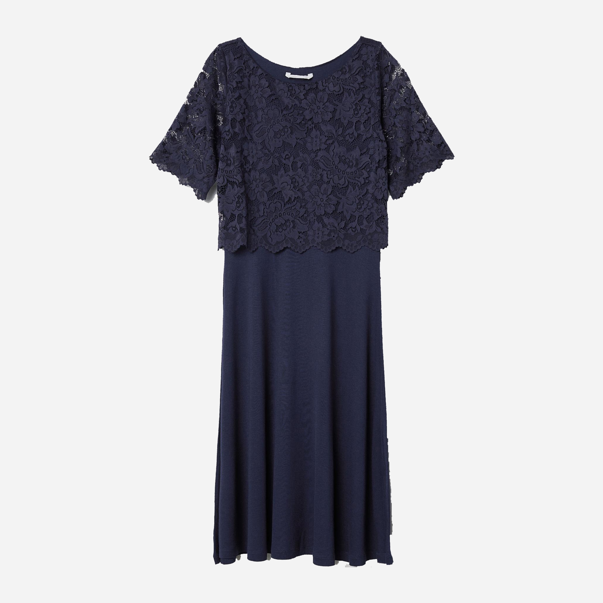 

Платье H&M 5866827-AAQJ L Темно-синее