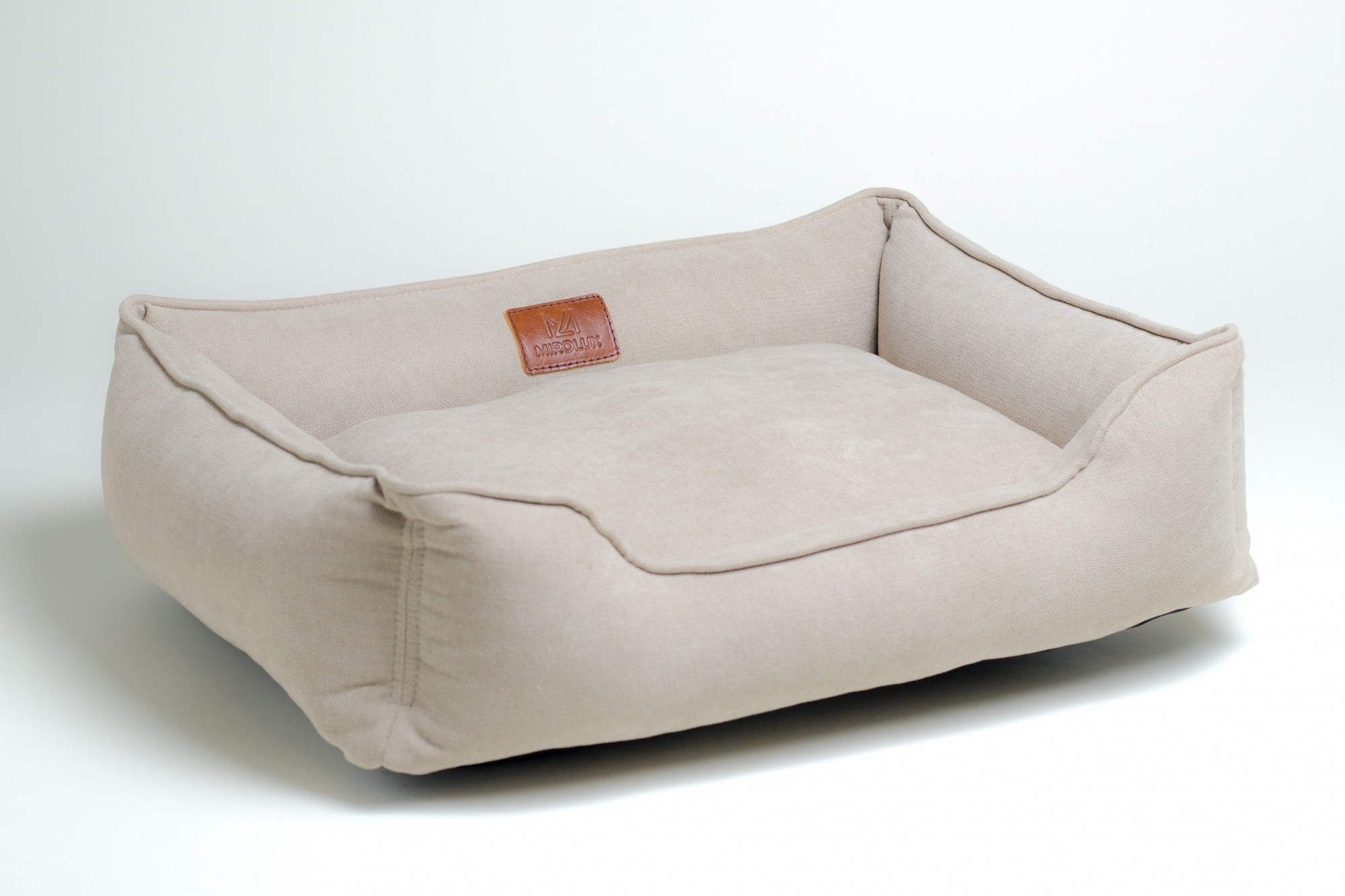 

Лежак для собак Mirolux Soft Time L 90*60 Beige Velure