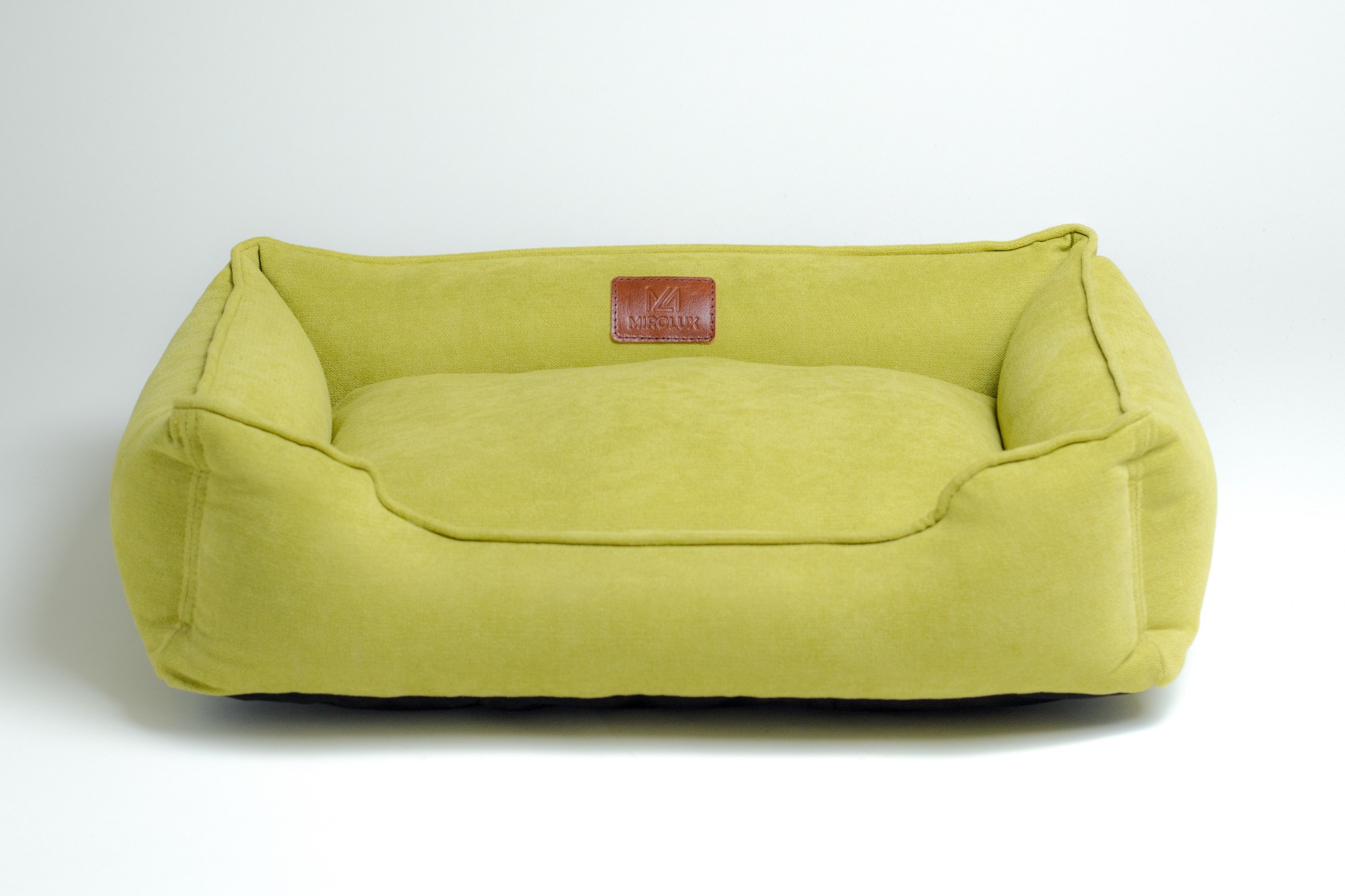

Лежак для собак Mirolux Soft Time L 90*60 Light Greene Velure