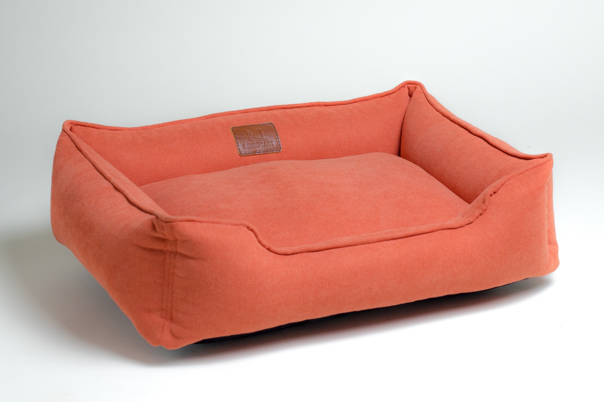 

Лежак для собак Mirolux Soft Time XL 110*70 Orange Velure