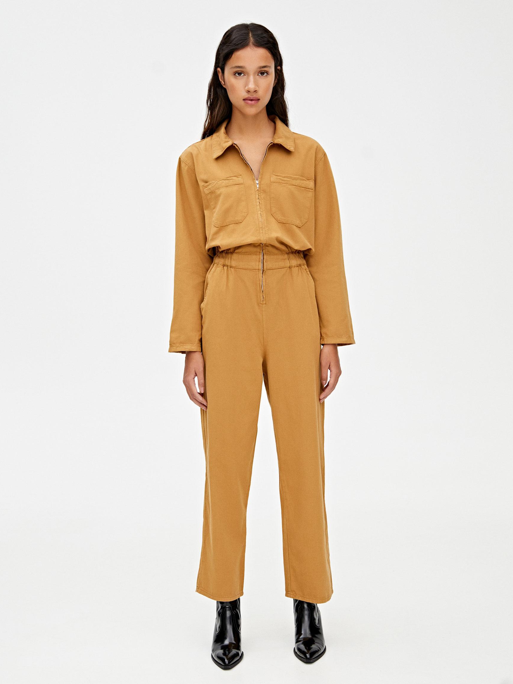 

Комбинезон Pull & Bear 9637/331/700-ACTQ S Бежевый