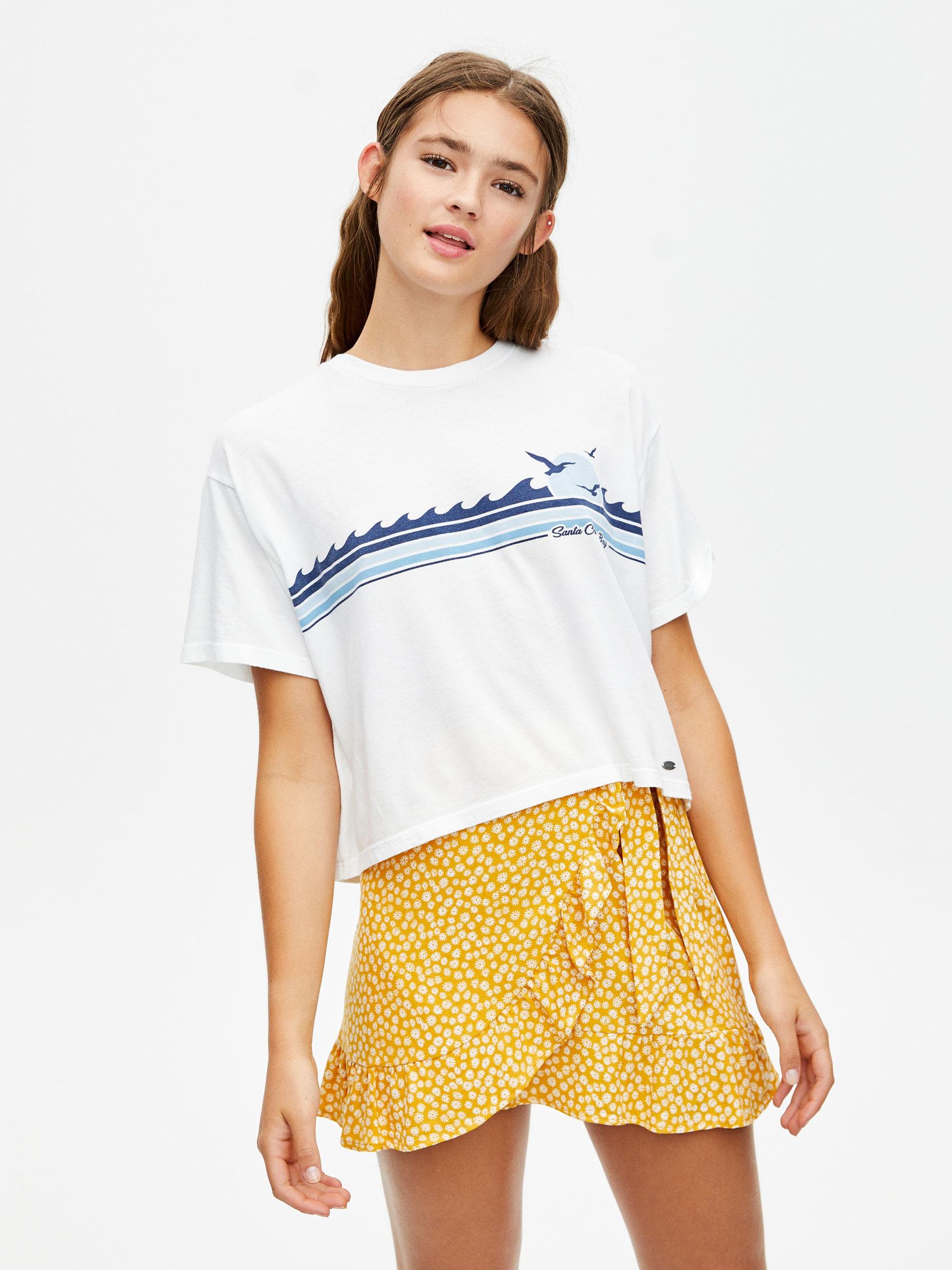 

Футболка Pull & Bear 9239/375/250-AAPT L Белая