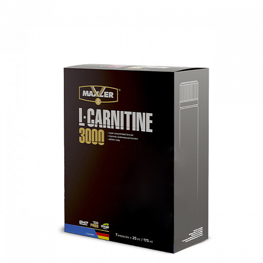 

Жиросжигатель Maxler L-Carnitine Comfortable Shape 3000, 7*25 мл Клубника-киви