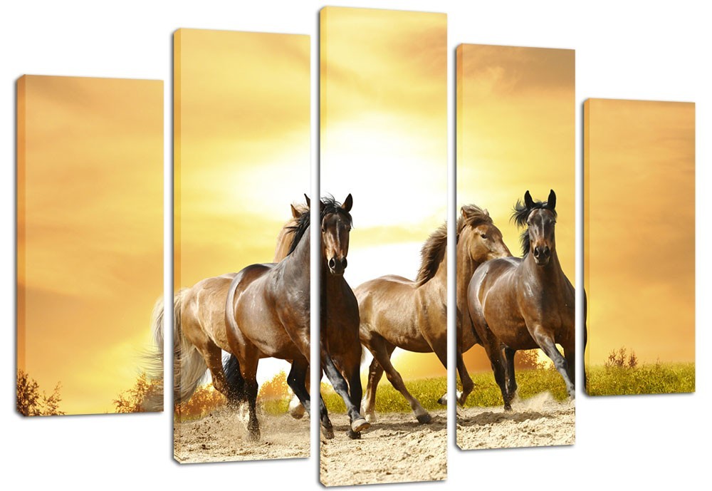 

Модульная картина на холсте из 5 частей DK Place 120x80 см (PLM5-103)