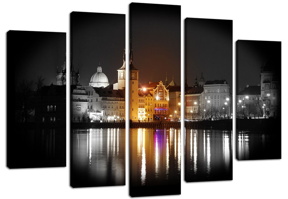 

Модульная картина на холсте из 5 частей DK Place 120x80 см (PLM5-160)