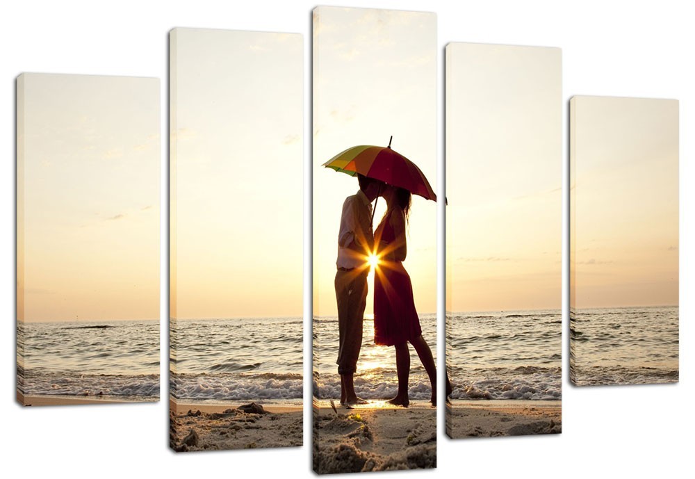 

Модульная картина на холсте из 5 частей DK Place 120x80 см (PLM5-30)