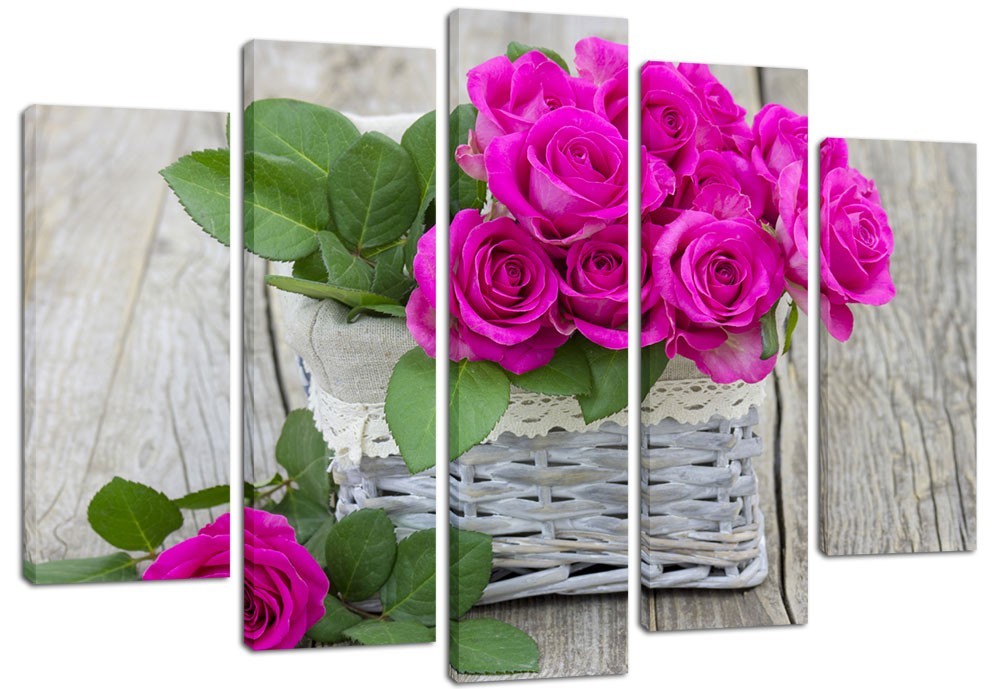 

Модульная картина на холсте из 5 частей DK Place 120x80 см (PLM5-74)