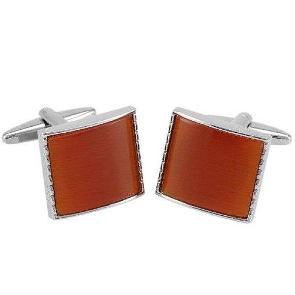 

Запонки Lindenmann 10547 бронзовые с камнем (1254)