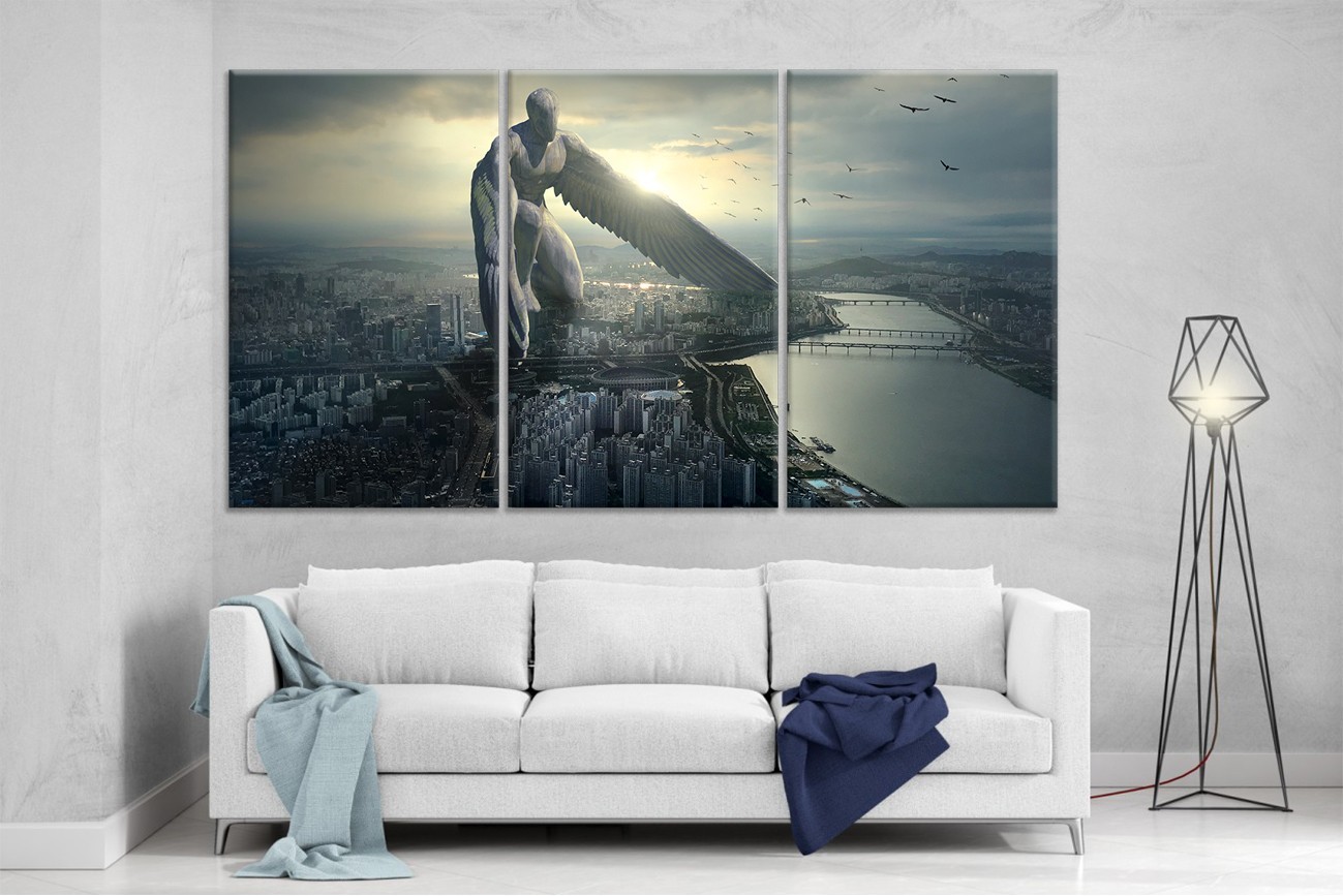 

Модульная картина на холсте DK Place из трех частей 167x99 см Вестерос (XL69)