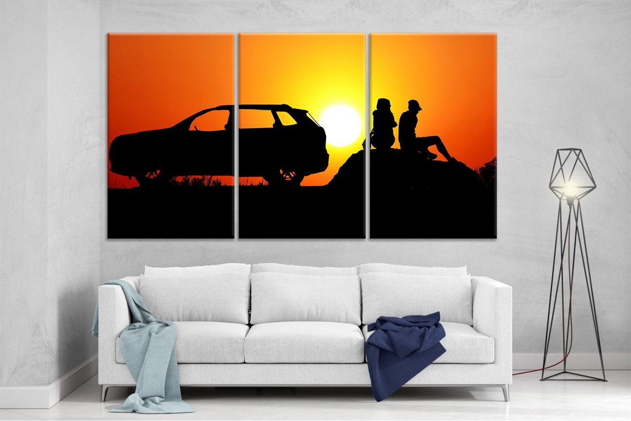 

Модульная картина на холсте DK Place из трех частей 167x99 см Любовь (XL39)