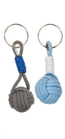 

Набор брелков для ключей BATELA BALL KEY RING , серый и голубой, 2шт.
