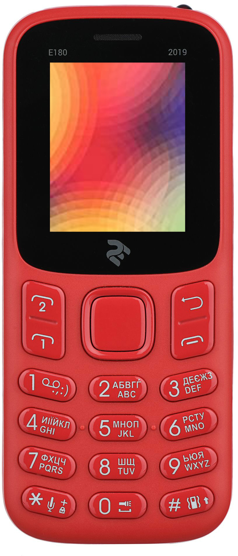 

Мобильный телефон 2E E180 2019 Dual Sim Red