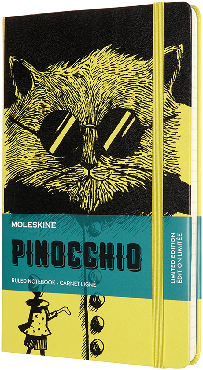 

Записная книга Moleskine Pinocchio 13 х 21 см 240 страниц в линейку Желтая (8056420853643)