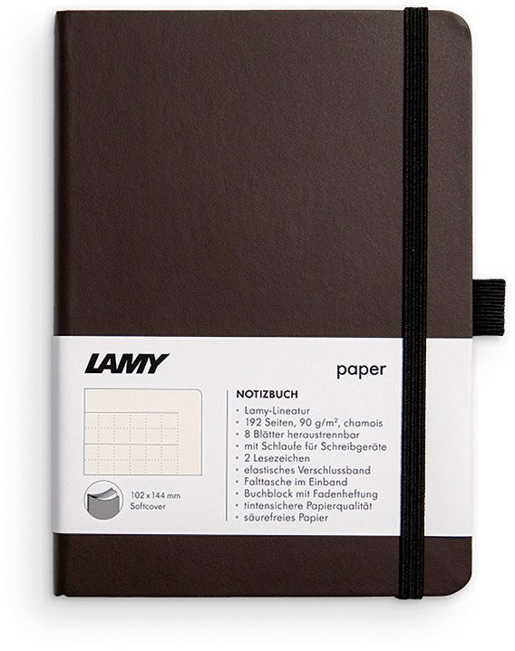 

Записная книга Lamy A6 192 страницы в линейку Умбра Мягкая (4014519721215)