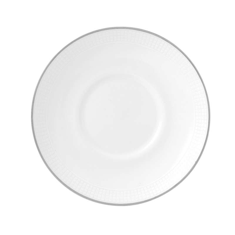 

Блюдце чайное белое Vera Wang Blanc Sur Blanc, Wedgwood