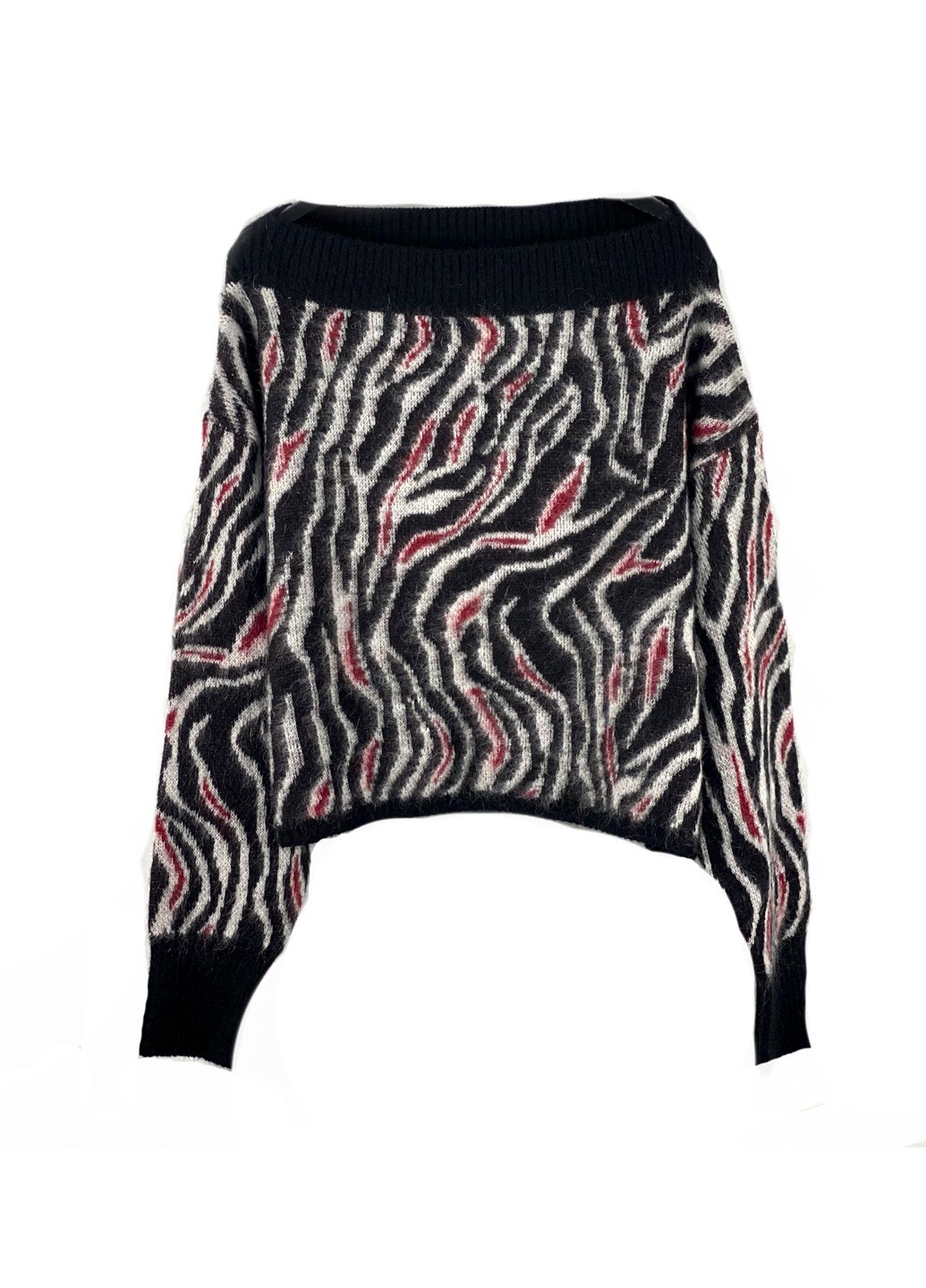 

Джемпер United Colors of Benetton BEN32202 XS-S черный белый красный