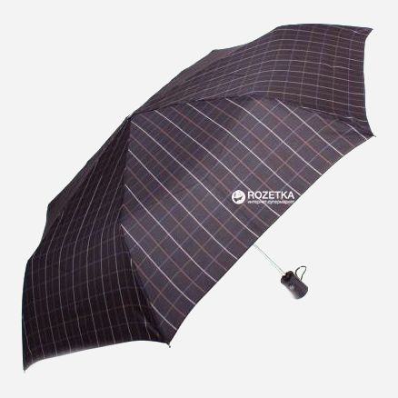 

Зонт складной Happy Rain U46868-2 автомат Черный